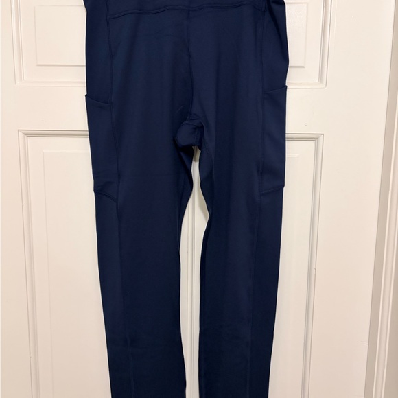 American Tall Women's Blue Leggings - Picture 3 of 3